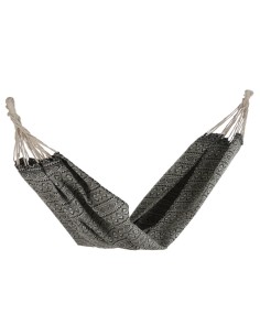 HAMACA POLIESTER ALGODON 275X98 IKAT NEGRO