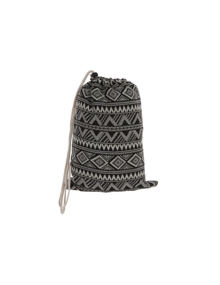 HAMACA POLIESTER ALGODON 275X98 IKAT NEGRO