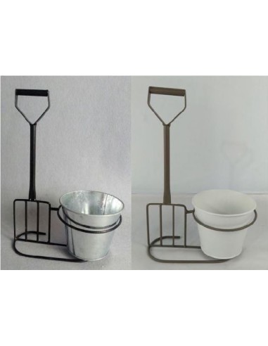 MACETERO FORJA Y METAL DISEÑO RASTRILLO COL SURT