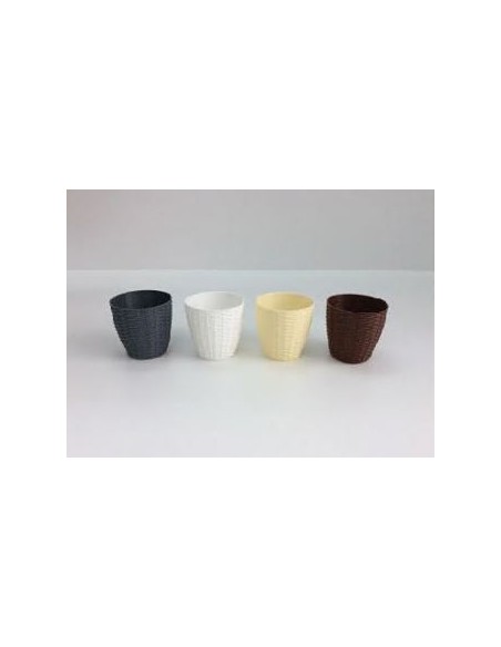 MACETERO PVC 12X11X7CM 4COL.