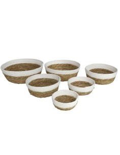 S/6 CESTOS SEVILLA 28X28X10CM