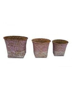 S/3 CESTOS (23*18 / 20*16 / 17*14) (ROSA)