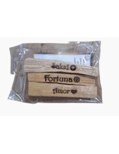 PACK PALO SANTO GRABADO (SALUD, FORTUNA, AMOR)