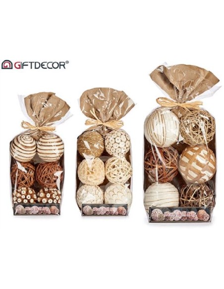 BOLSA 6 BOLAS GRANDES 10CM SURT 3