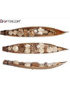 CENTRO MESA NATURAL BARCA GRANDE MIM