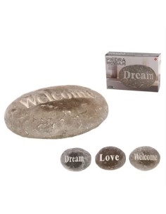 PIEDRA MENSAJE 3 SURT 18 CM