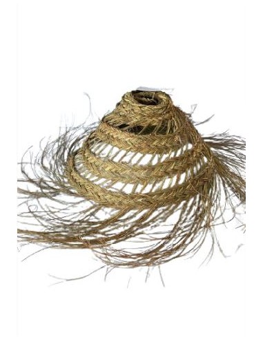 PANTALLA LAMPARA ESPARTO ARTESANAL 25X45