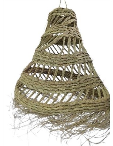 LAMPARA ESPARTO ARTESANAL 35*36