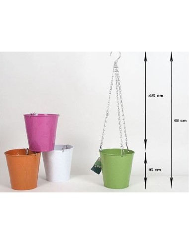 MACETA COLGAR AGRA 16X16 SURT