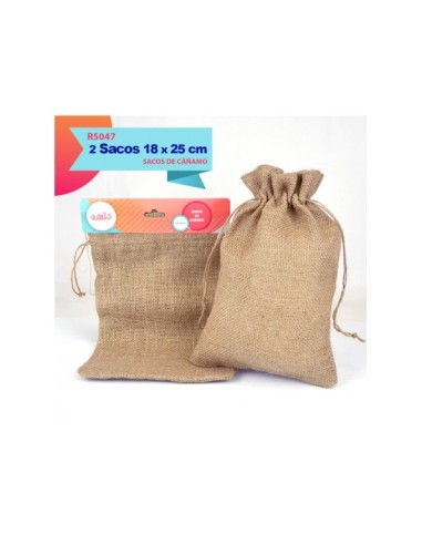 SACO DE CAÑAMO 18X25CM