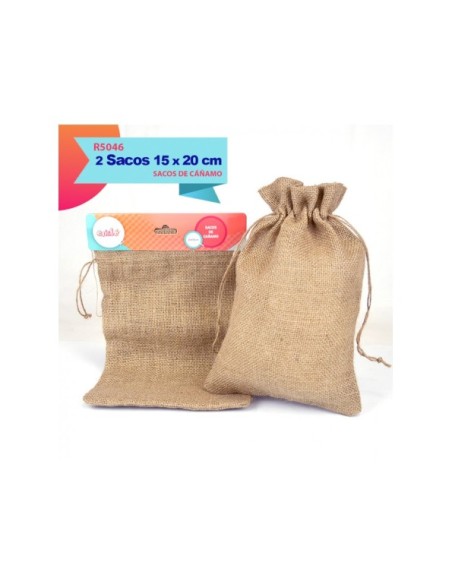 SACO DE CAÑAMO 15X20CM