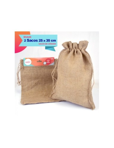 SACO DE CAÑAMO 25X35CM