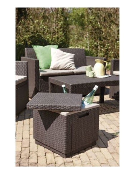 ICE CUBE MARRON ( MESA NEVERA)