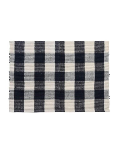 INDIVIDUAL ALGODON 50X0,5X33 200GSM CUADROS AZUL