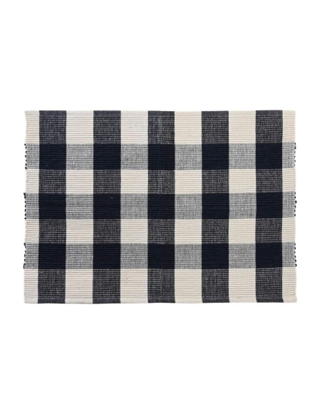 INDIVIDUAL ALGODON 50X0,5X33 200GSM CUADROS AZUL