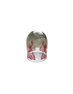 CUPULA SERIGRAFIA ROJA 12X15 CM