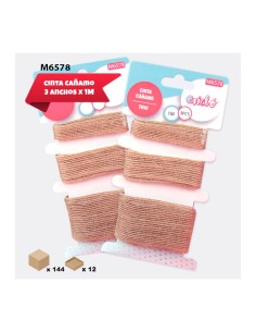 CINTA DE CAÑAMO TRIO 3PCS X 1M