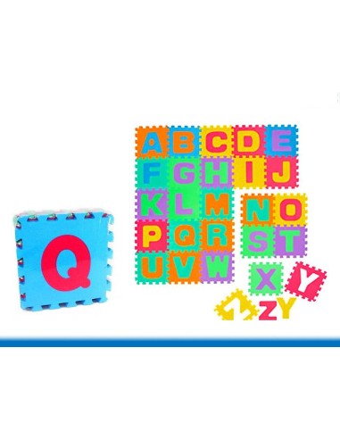 PUZZLE EVA COLORES 9 LETRAS