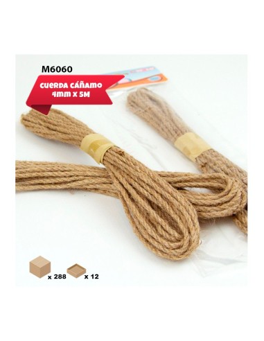 CUERDA DE CAÑAMO 4MMX5M