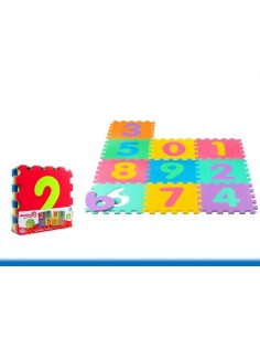 PUZZLE EVA COLORES 9 NUMEROS