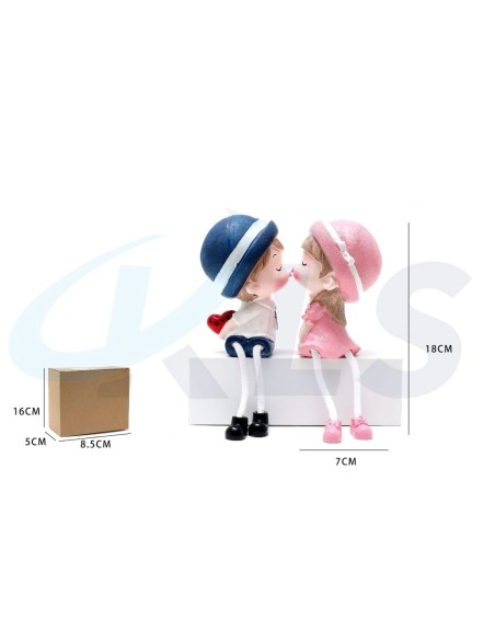 FIGURA DECORACION ENAMORADOS MARINERO