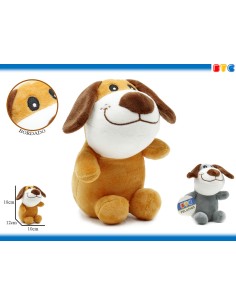 PELUCHE 18 CM PERRO SONRISA