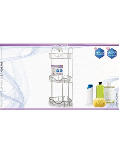 RINCONERA ALUMINIO 3 BANDEJAS