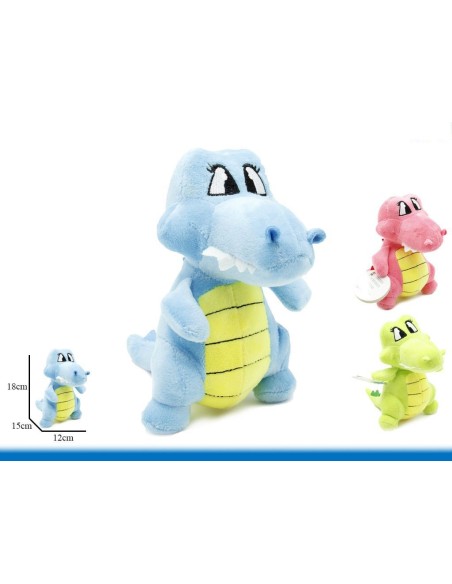PELUCHE 18 CM COCODRILO
