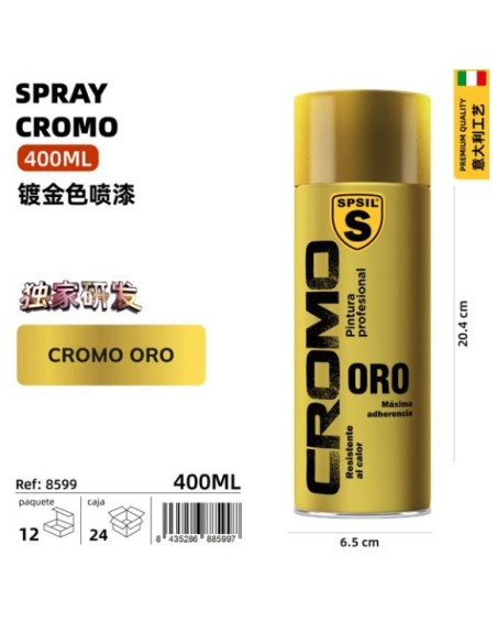 68990 CROMO ORO 400ML