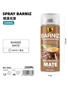 BARNIZ MATE 200ML