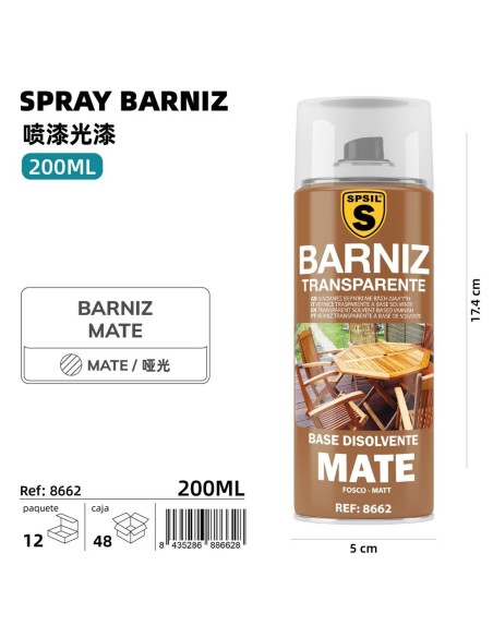 BARNIZ MATE 200ML