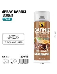 BARNIZ SATINADO 200ML