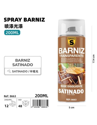 BARNIZ SATINADO 200ML