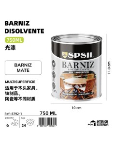 BARNIZ MATE 750ML