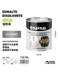 ALUMINIO 750ML 660G