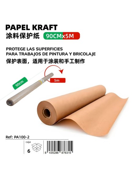 PAPEL KRAFT 0,9*5M