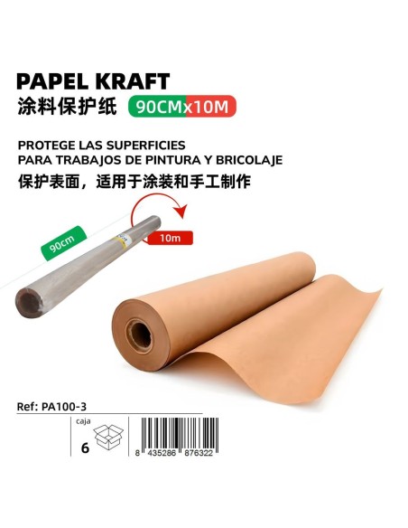 PAPEL KRAFT 0,9*10M