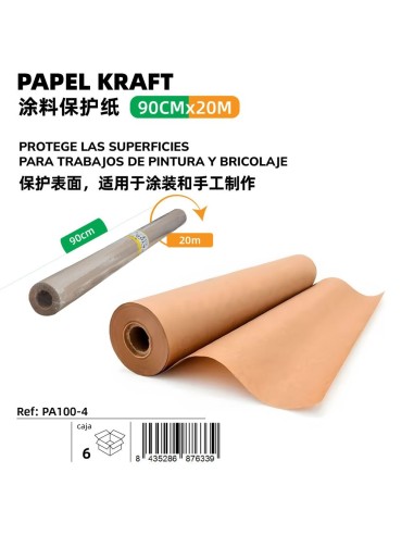 PAPEL KRAFT 0,9*20M