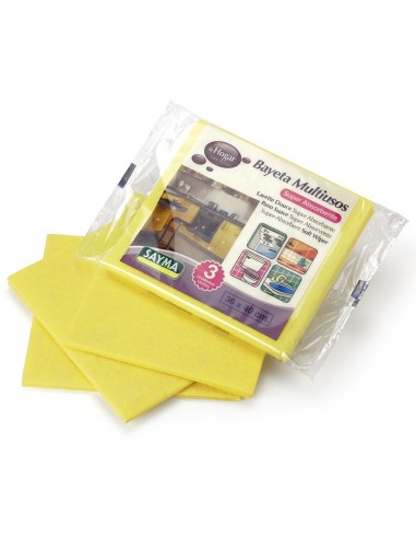 LOTE 3 BAYETAS AMARILLAS