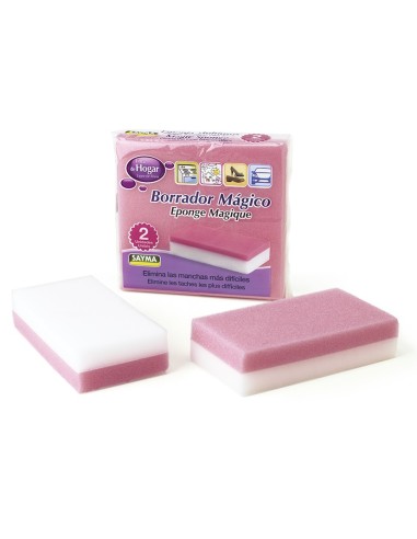 BORRADOR MAGICO 2UDS 12,5X6,5X3CM