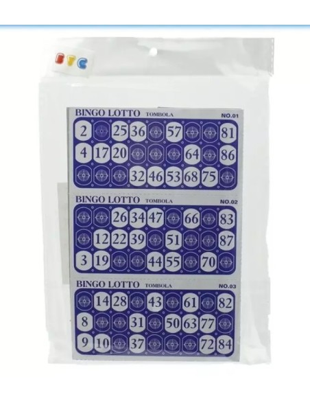 CARTONES BINGO 24UND
