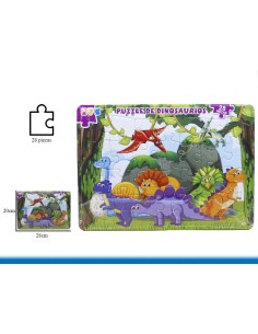 PUZZLE 28 PIEZAS DINOSAURIOS