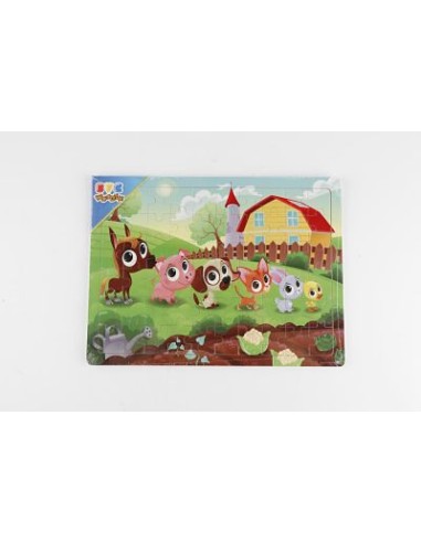 PUZZLE DE MADERA GRANJA ANIMADA 60 PCS