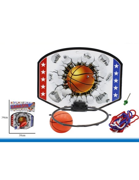 CANASTA MINIBASQUET PELOTA EN LA PARED