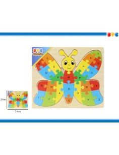 PUZZLE MULTICOLOR MARIPOSA