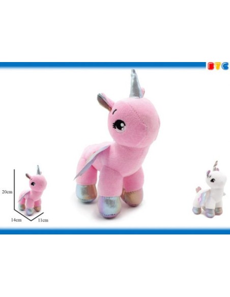 PELUCHE 18 CM UNICORNIO