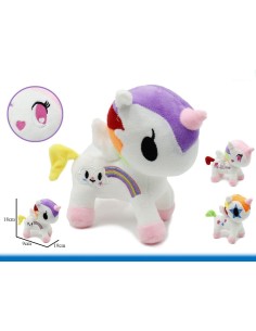 PELUCHE 18 CM UNICORNIO