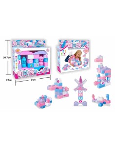 SET DE BLOQUES ROSA 21X21