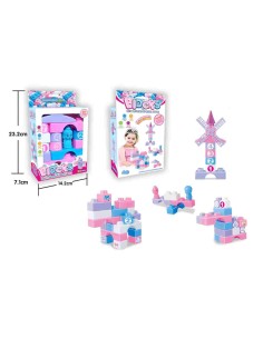 SET DE BLOQUES ROSA 23X15