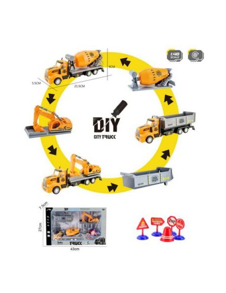 SET CAMION INTERCAMBIABLE OBRAS PUBLICAS